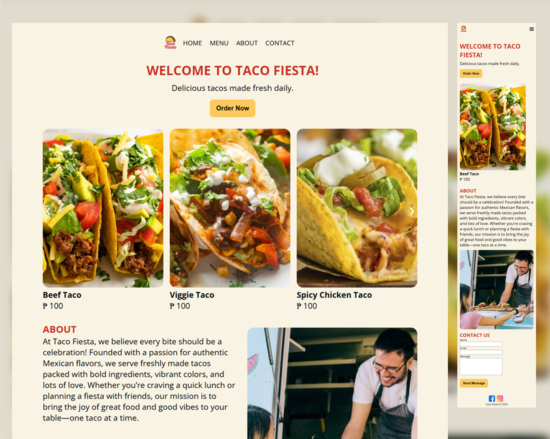 taco fiesta website
